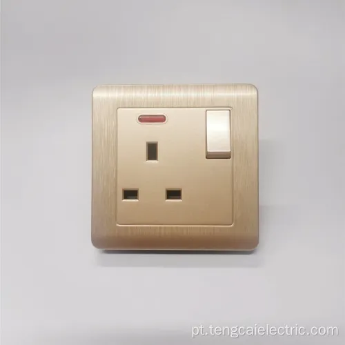 Tomada de interruptor de luz de parede de parede elétrica
